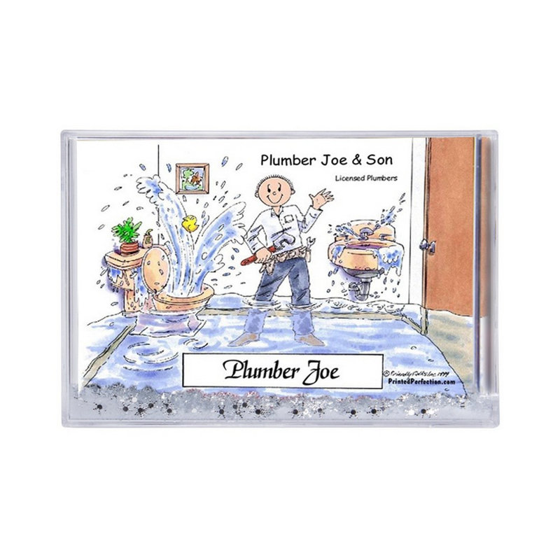Cadeau de cadre plombier personnalisé, H 2,5 po x l 3,75 po x P 1 po, Oui