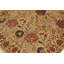 Tapis oriental rouille / brun clair en laine noué à la main 4 pi x 6 pi Oriental