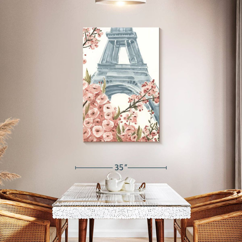 Aime Paris Cherry Blossoms I, H 45 po x l 30 po