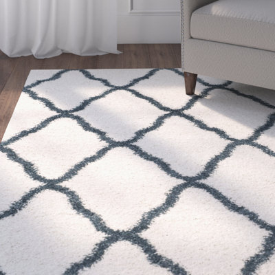 Darrold Hudson Shag Performance Geometric Rug