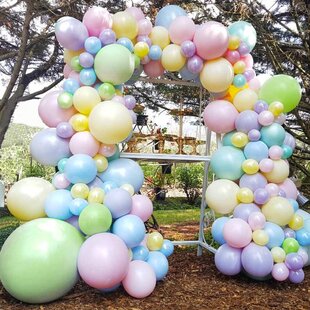 5M Balloon Strip Arch Party DIY Hen Chain Plastic Tape Garland String  Wedding Double Single 
