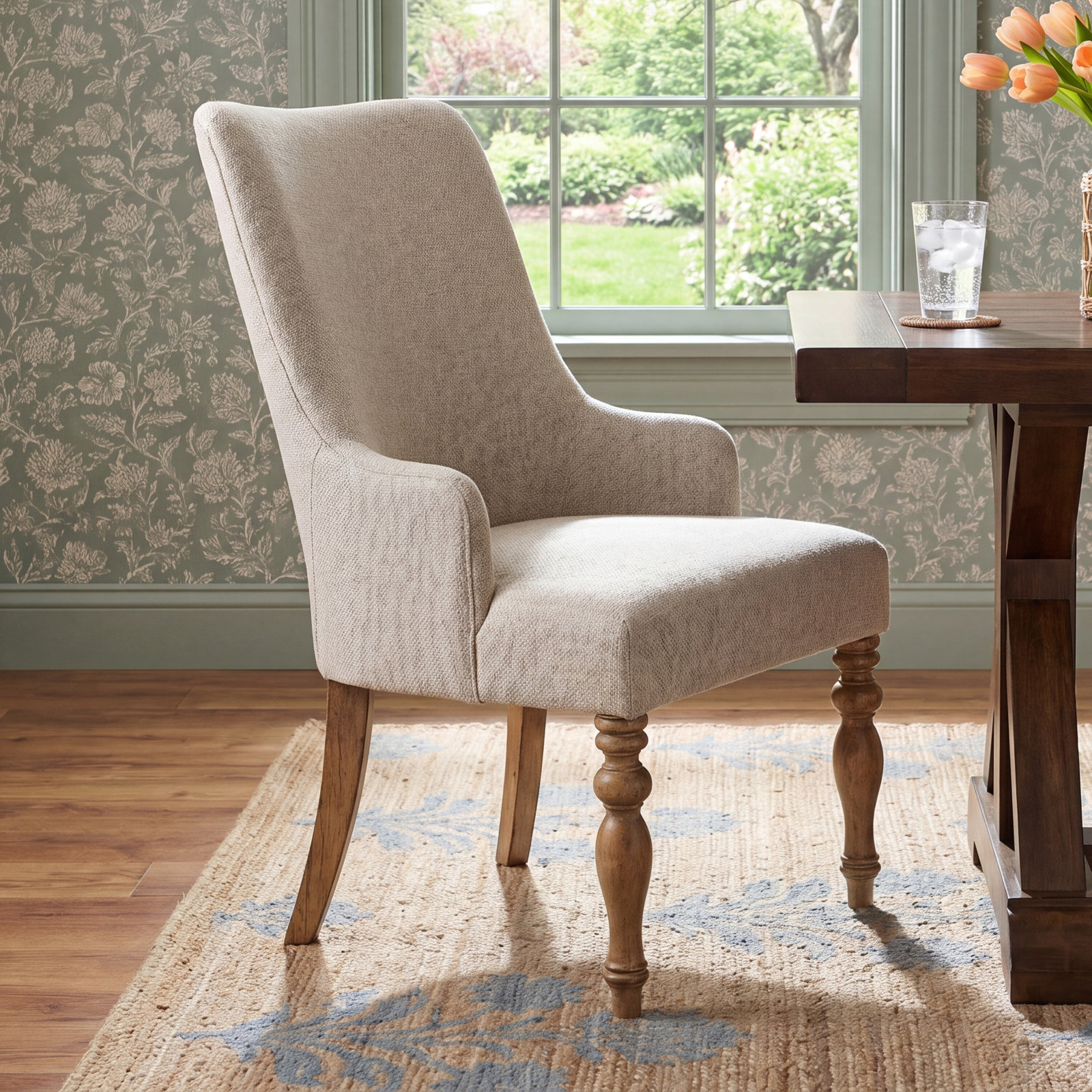 Country Living Upholstered Arm Chair