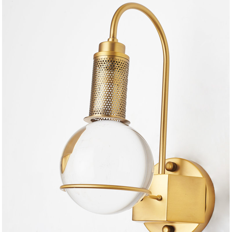 Elswick Industrial 1 Light Gold Armed Sconce