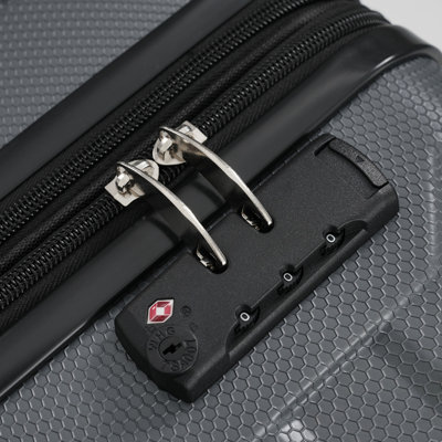 24 Inch Durable Expandable Hardshell ABS Luggage with Spinner Wheels and TSA Lock for Secure Travel