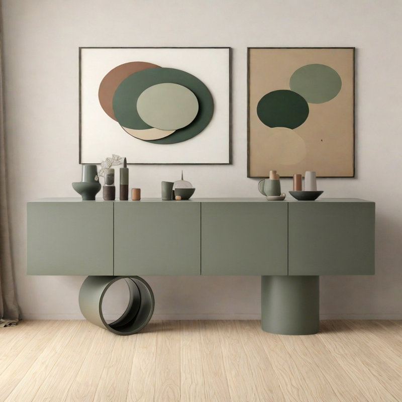Lindell, Light Green, 32.09" H x 78.74" W x 15.75" D