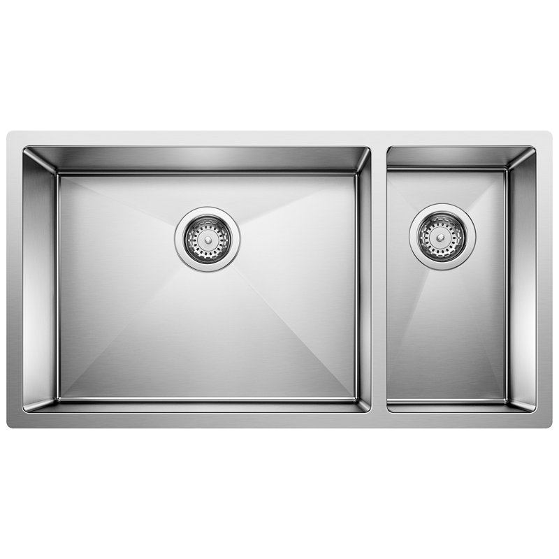 Évier de cuisine à double cuve encastrable L 33 po x l 18 po Radius