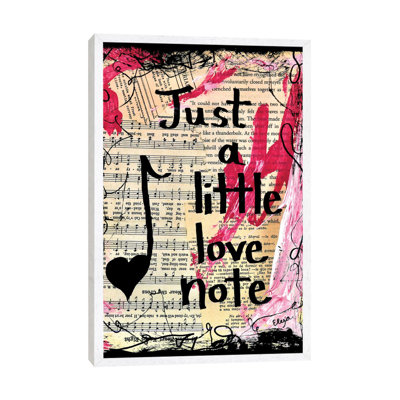 Love Note by Elexa Bancroft - Print on Canvas