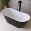 Baignoire de trempage autoportante en acrylique 59 po-112451737