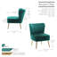 Fauteuil d'appoint en velours Elba-2014414356