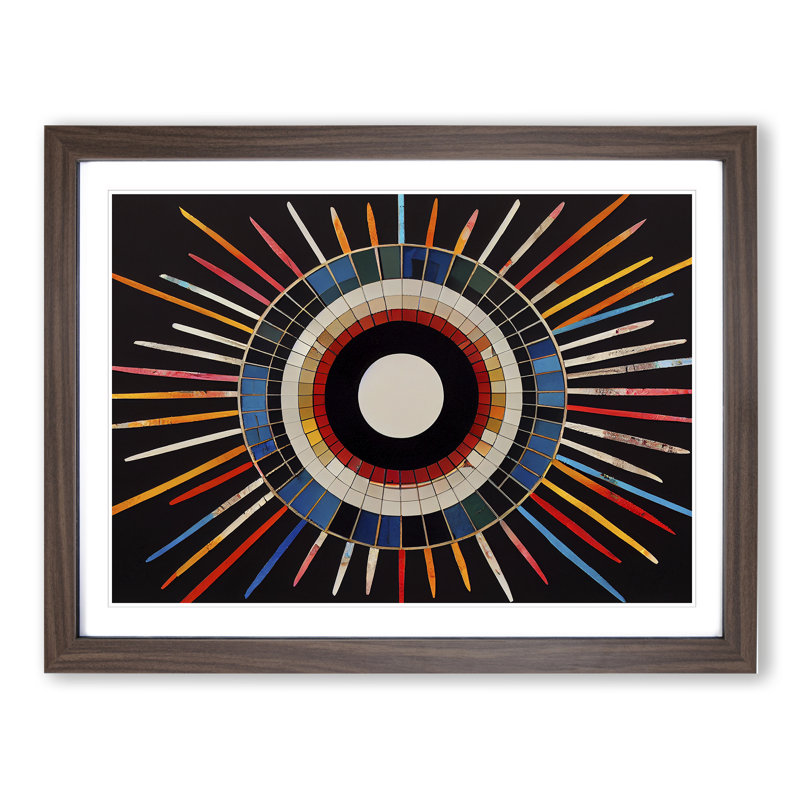 Mind Boggling - Single Picture Frame Print, Walnut Framed, 46cm H x 64cm W
