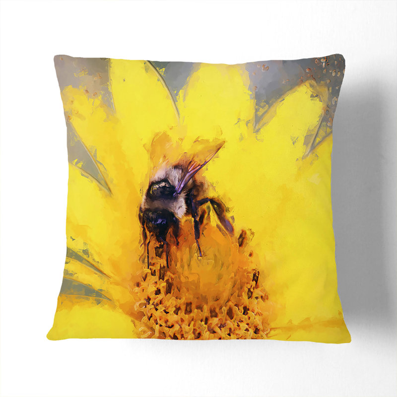 Square Throw Cushion, Black, 40cm H x 40cm W x 15cm D