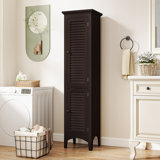 Nixin Freestanding Linen Cabinet