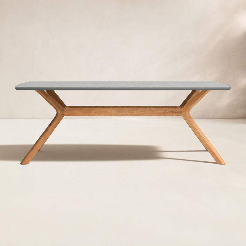Katonah Outdoor Dining Table, 29.5" H x 87" W x 40" D