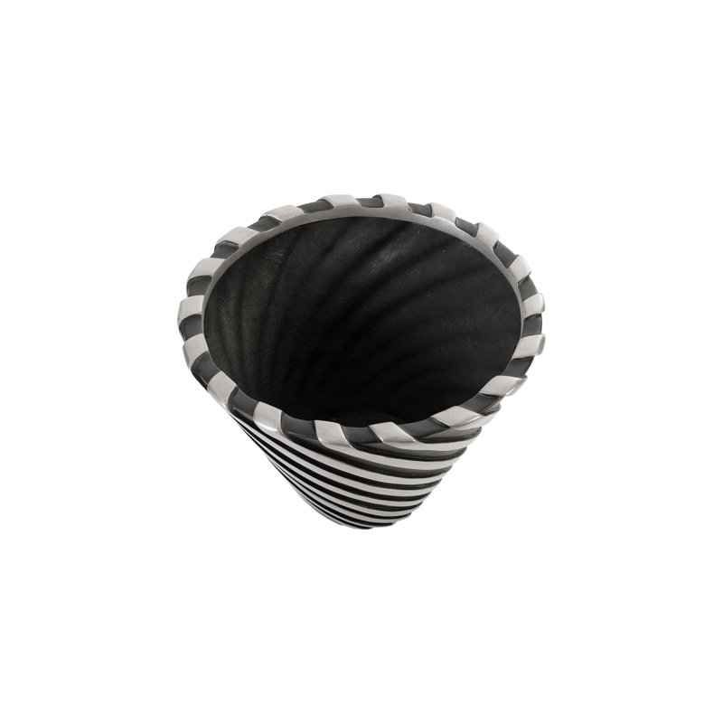 Turbo Resin Pot Planter, 12" H x 16" W x 16" D, Gel Coat White