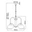 Kelli 3 - Light Unique/Statement Chandelier