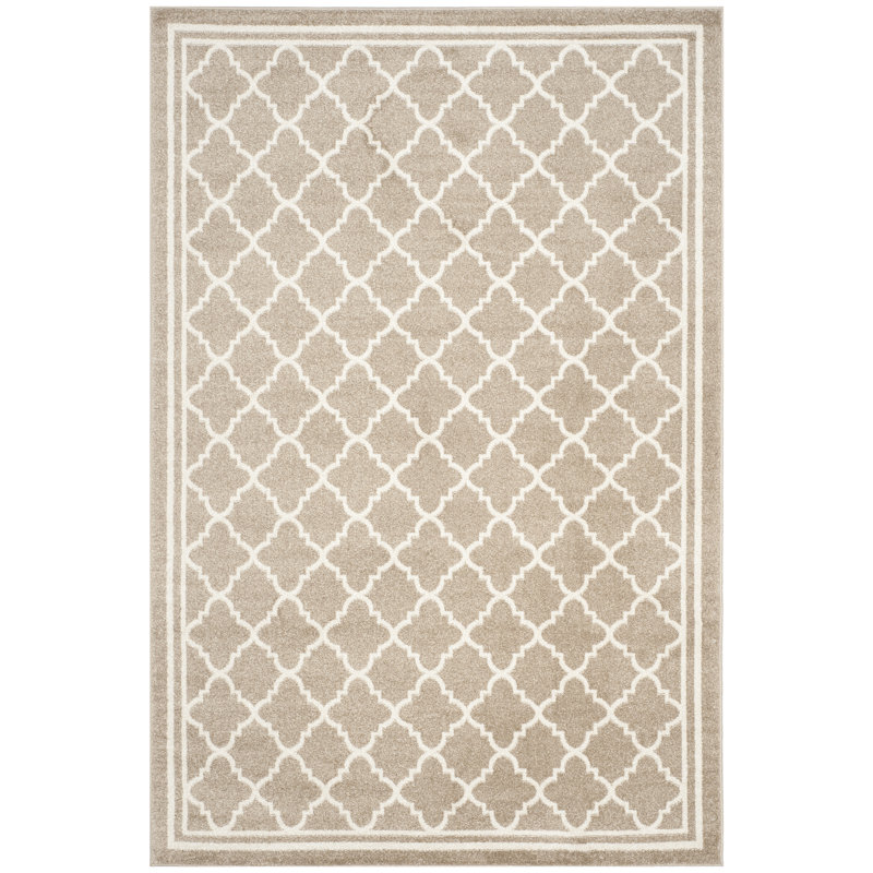 Daneya Performance Geometric Rug, Rectangle 5'3" x 8'