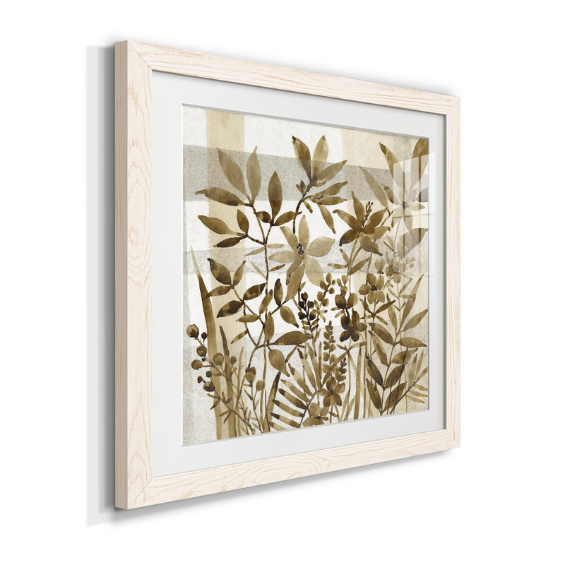 " Neutral Garden II ", 34.5" H x 34.5" W x 1" D, White