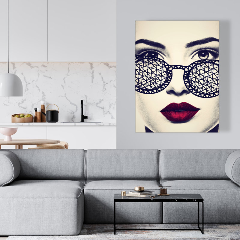 Staring Deep - Toile blanche pour décoration intérieure | Design moderne