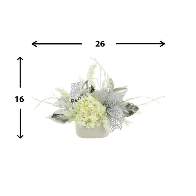 Arrangement d'hortensias dans un vase Quesada