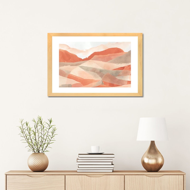 Couronne de Noël - reproduction d'art textuel, H 16 po x l 24 po x P 1 po, Toile avec cadre en bois beige, Blanc