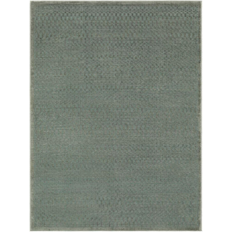 Brugge Machine Woven, Dark Green, Rectangle 5'3" x 7'