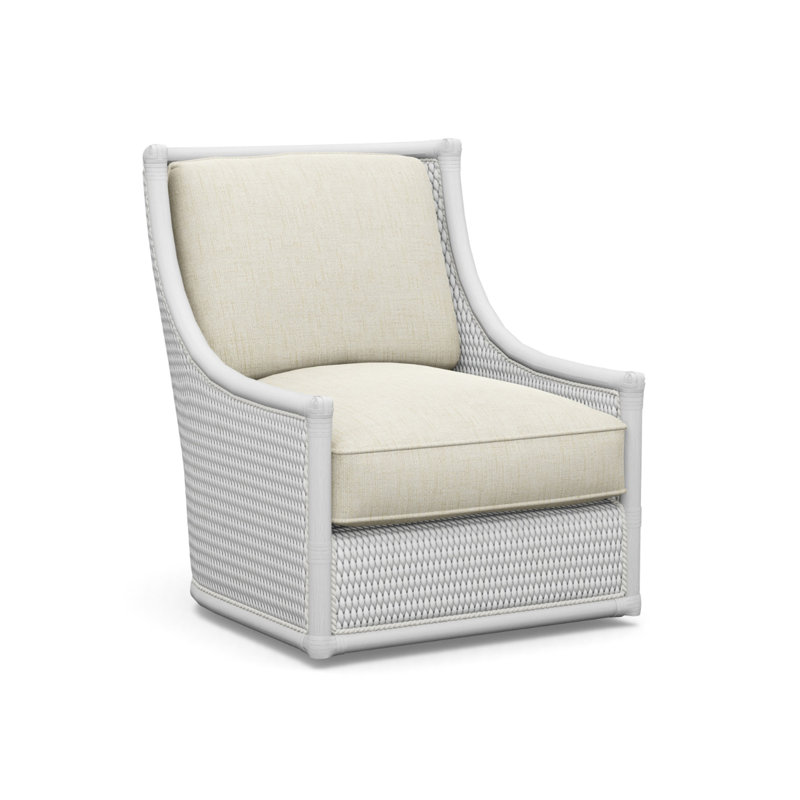Ocean Breeze Swivel Armchair, Beige/Tan