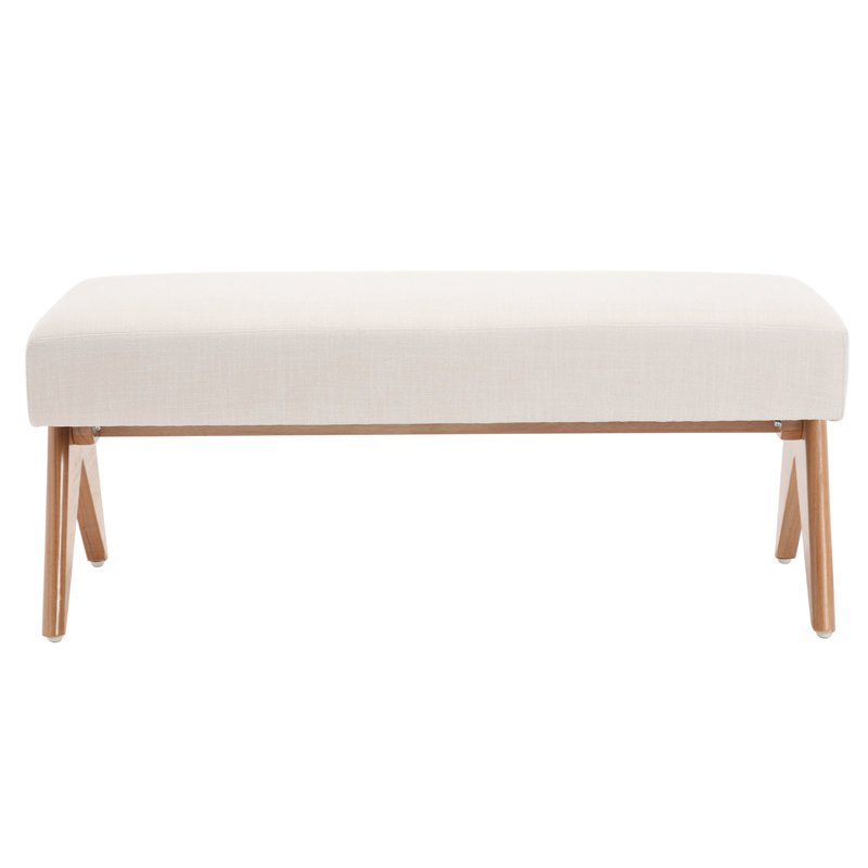 Logyn Linen Upholstered Bench