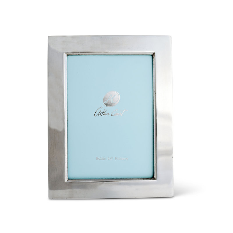 Engravable Silver Metal Matte Picture Frame