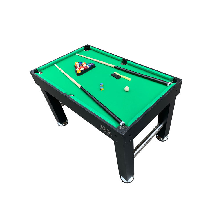 KICK Decagon 55 10-in-1 Multi-Game Table (Black)