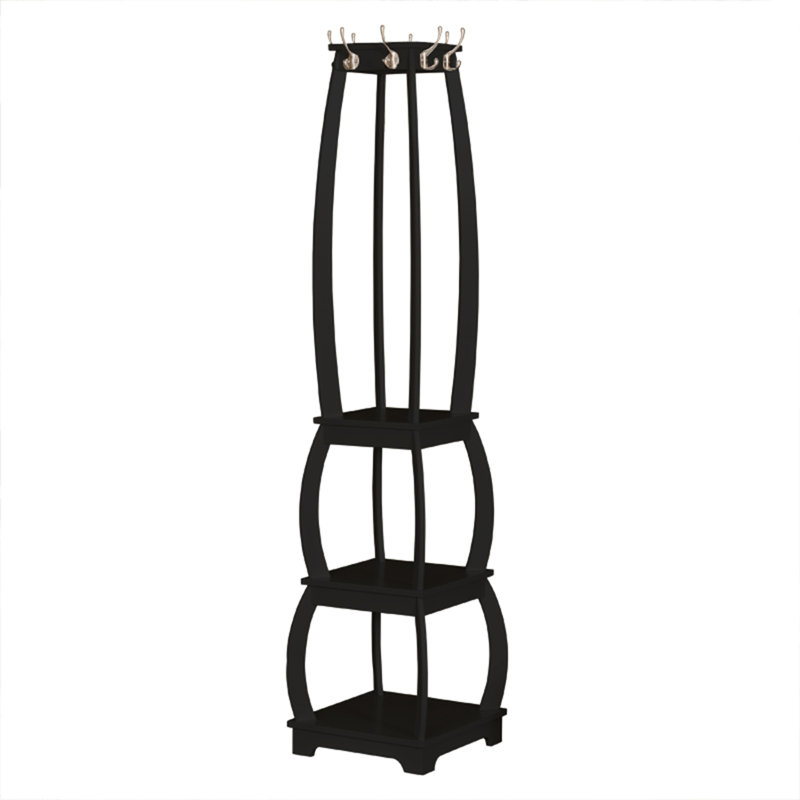Porte-manteau Kiel, Noir