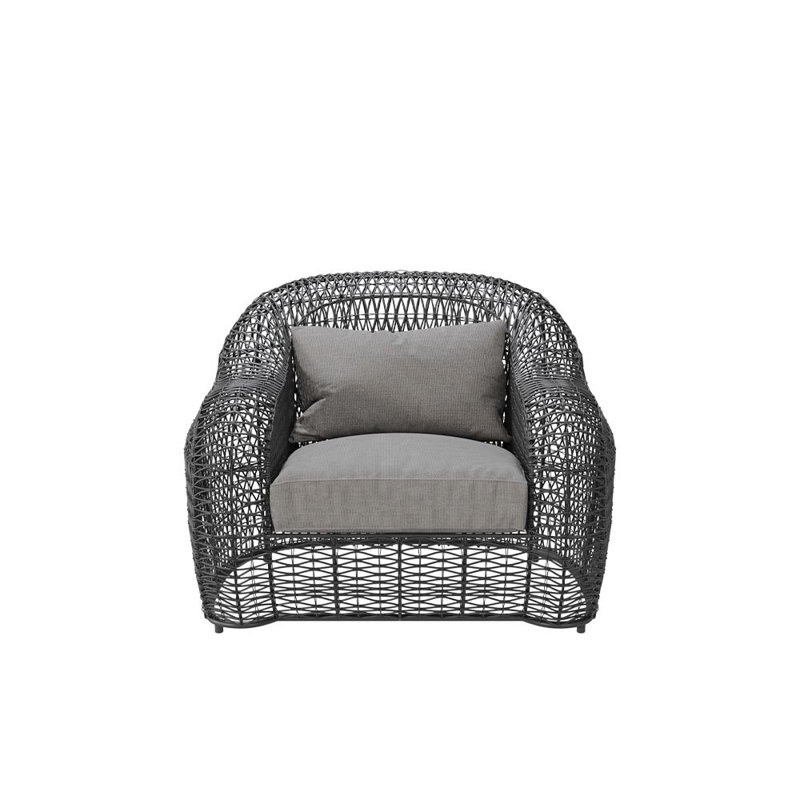 Balou Outdoor Lounge Chair, Brown