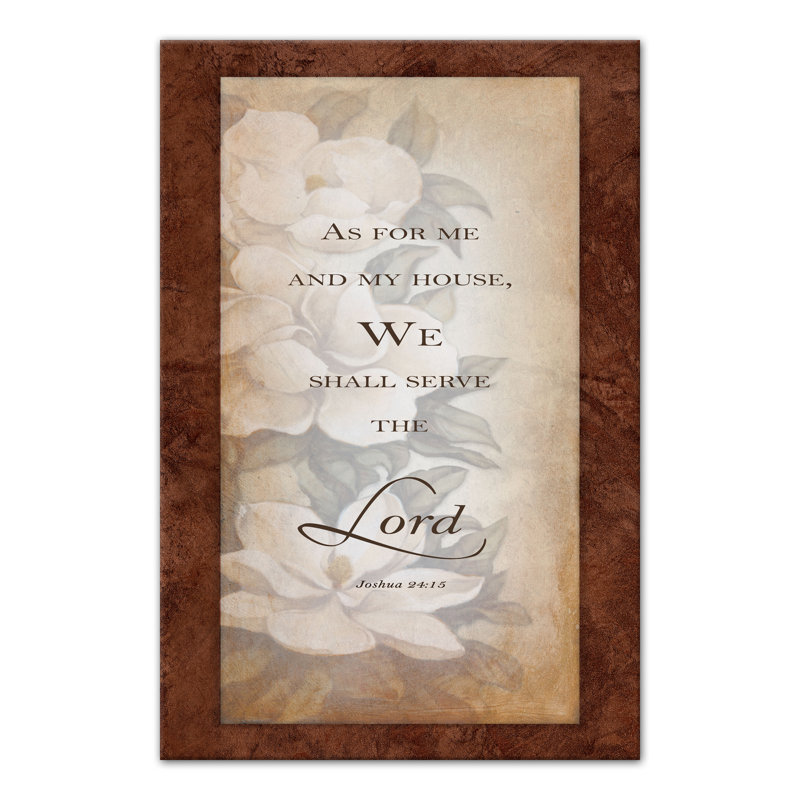 Serve the Lord sur toile, H 36 po x l 24 po x P 1,25 po, Sans cadre