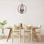 Elka 4 - Light Shaded Globe Pendant