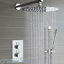Ensemble de douche de première instance avec robinet thermostatique mural