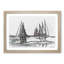 Boats in Majorca in Abstract - Picture Frame Drawing Print-55679169-55679171