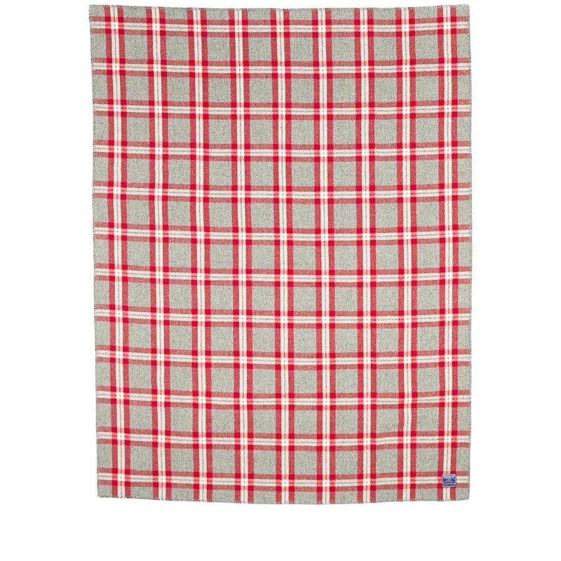 Hand Woven Blanket, Red, 80" x 96"