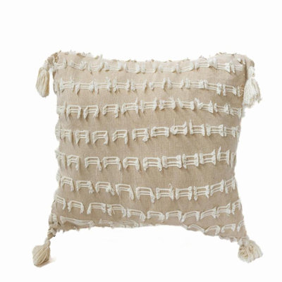 Coussin avec pampilles