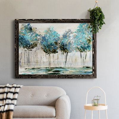 Printemps - Peinture sur toile encadrée