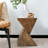 Weott Concrete Top End Table