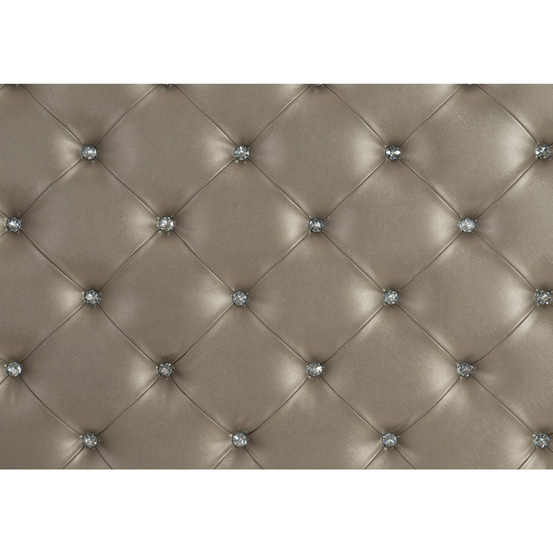 Mobilier de chambre à coucher tapissier Glam Bed