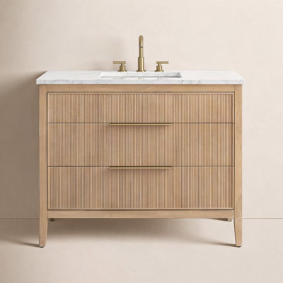 Bilroy 42" Oak Single Bathroom Vanity