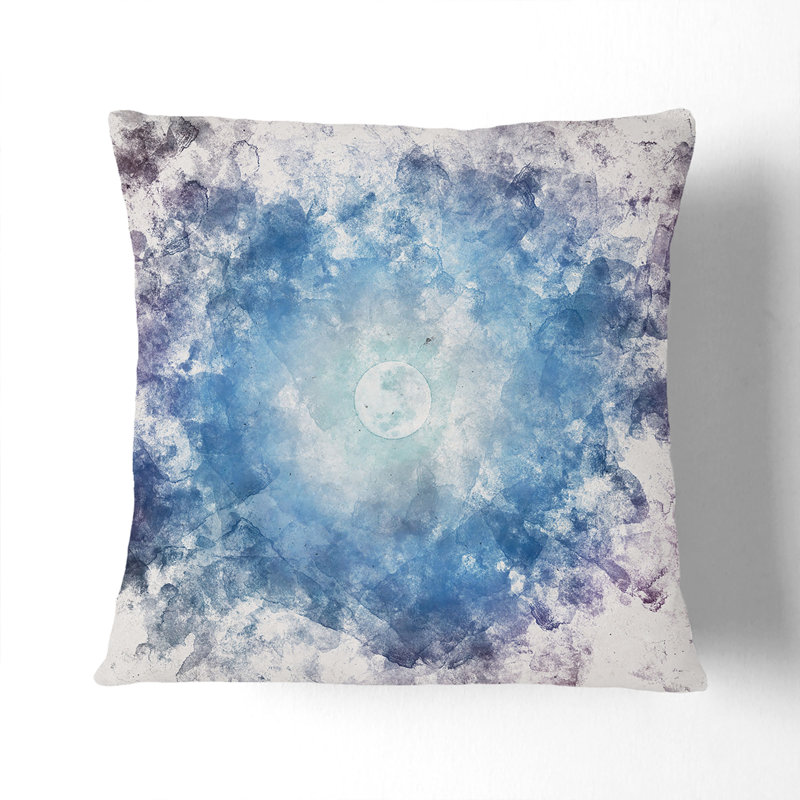 Abstract Square Throw Cushion, 40cm H x 40cm W x 15cm D