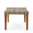 Patio Wood + Wicker Ottoman