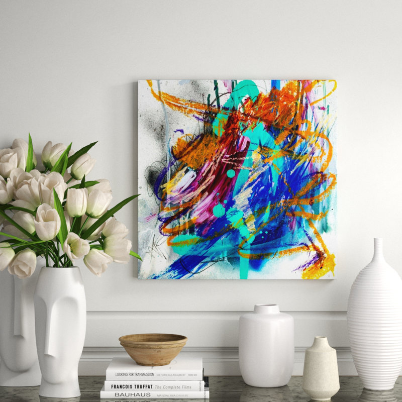 Agate Print by John Beard, 36" H x 36" W x 1.5" D, Wrapped Canvas