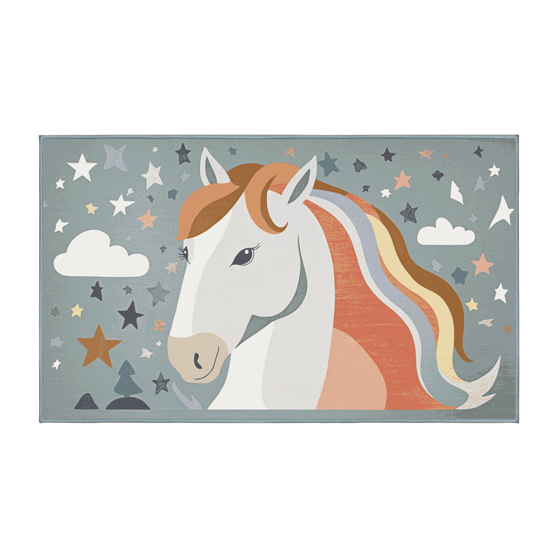 Tapis pour enfants East Urban Home, Rectangulaire 2 pi x 3 pi
