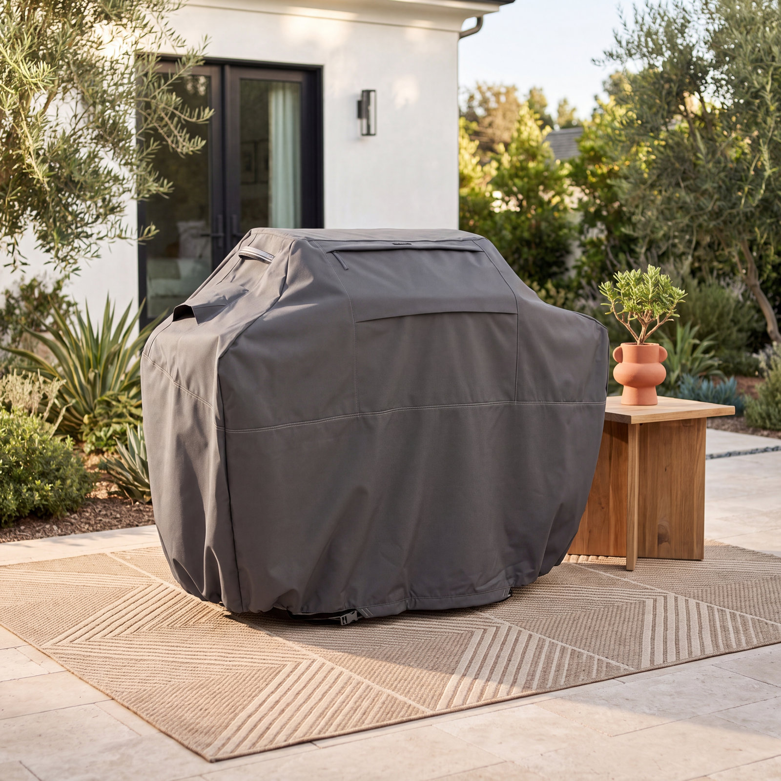 Jaylon Grill Cover - Fits up to 70'', 48" H x 58" W x 30" D