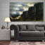 «A Storm in the Rocky Mountains», reproduction sur toile-22499857