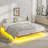 Floating Bed Frame With Led Light-1112524122-1112524123