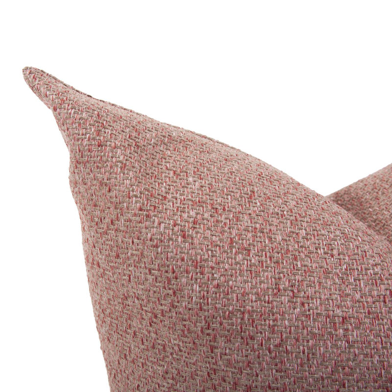 Throw Pillow, 20" x 20", Rose, Down