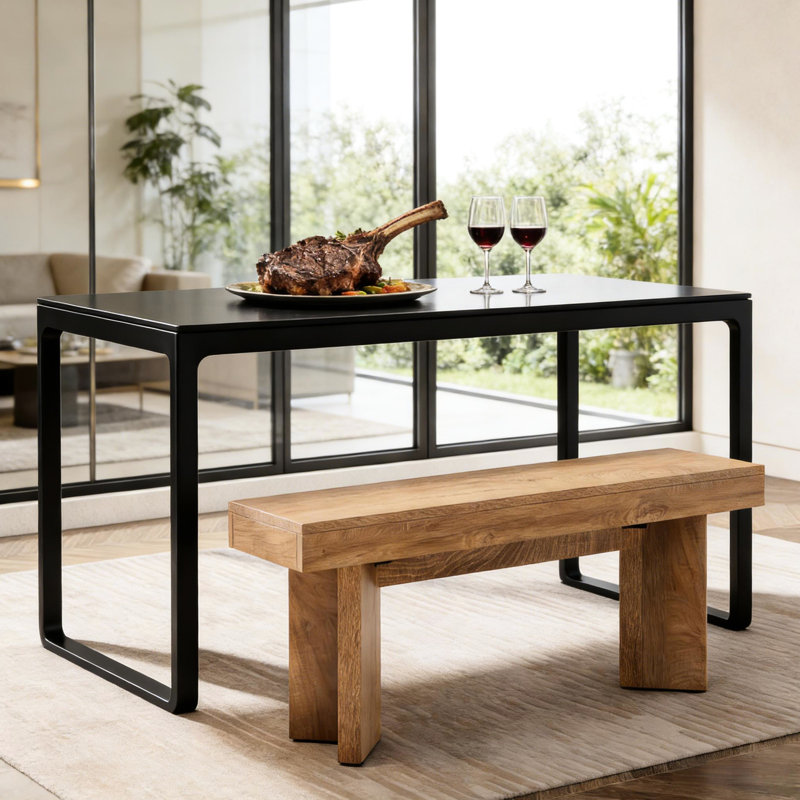 Dining Bench(Only Includs Bench), Rustic Brown